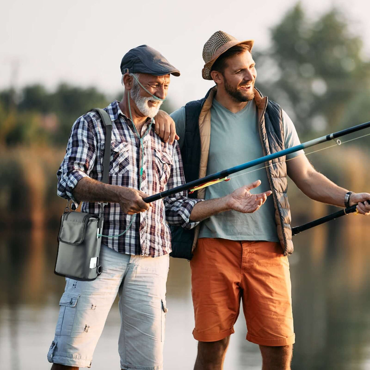 VARON VP-2 | Pulsacyjny przenośny koncentrator tlenu z akumulatorem | 93% tlenu, długi czas pracy baterii