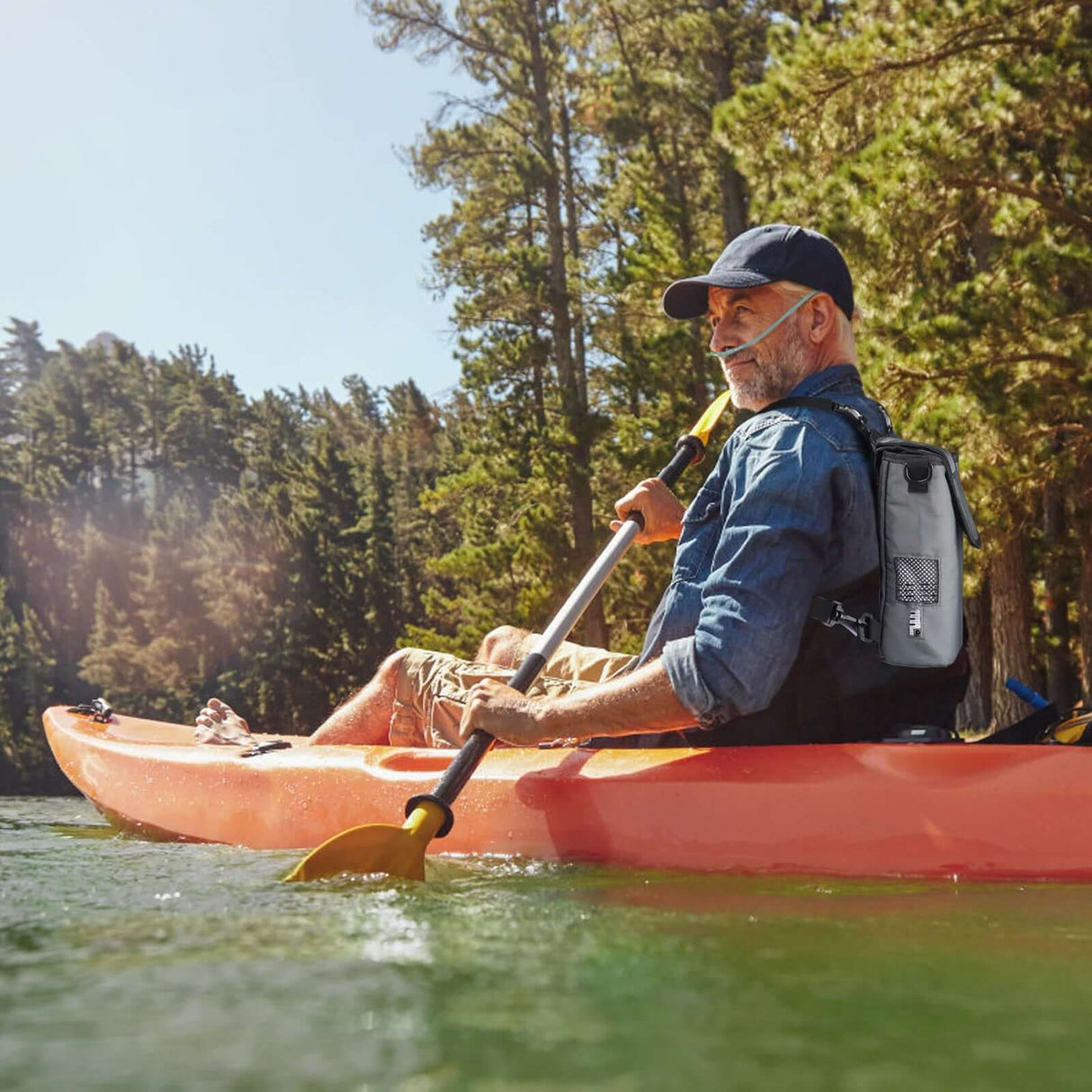 VARON VP-2 | Pulsacyjny przenośny koncentrator tlenu z akumulatorem | 93% tlenu, długi czas pracy baterii