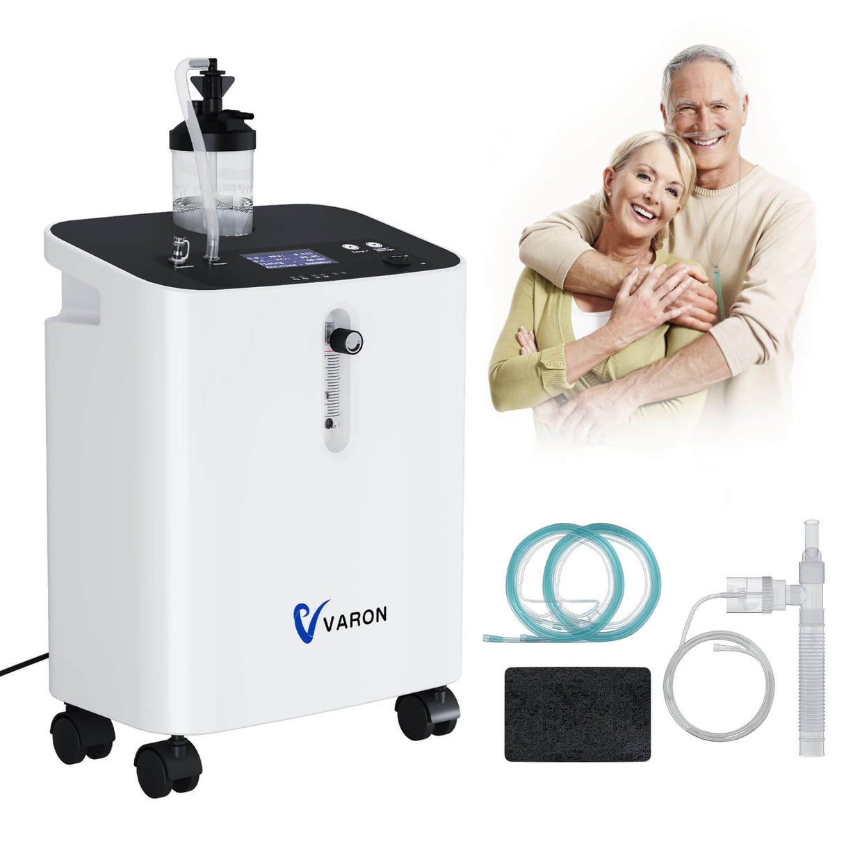 VARON VH-3 Pro premium domowy koncentrator tlenu z 10-stopniową regulacją