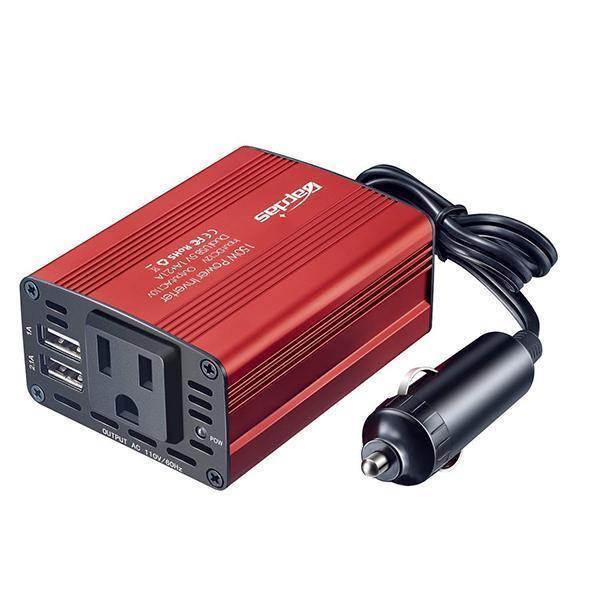 Automatyczna przetwornica 150 W z dwoma portami USB (3,1 A), 12 V do 110 V/220 V