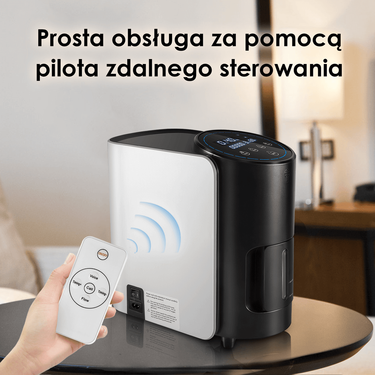 VARON VH-1 | Domowy koncentrator tlenu o przepływie ciągłym (1–7 poziomów)