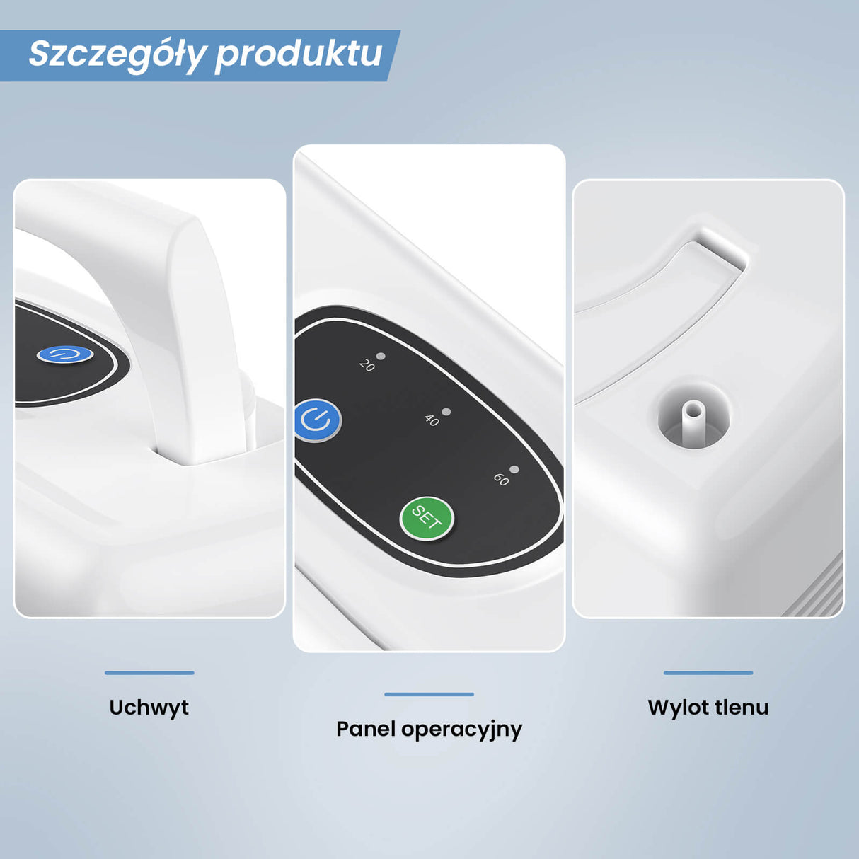 VARON VL-2 | 3L przenośny towarzysz tlenowy