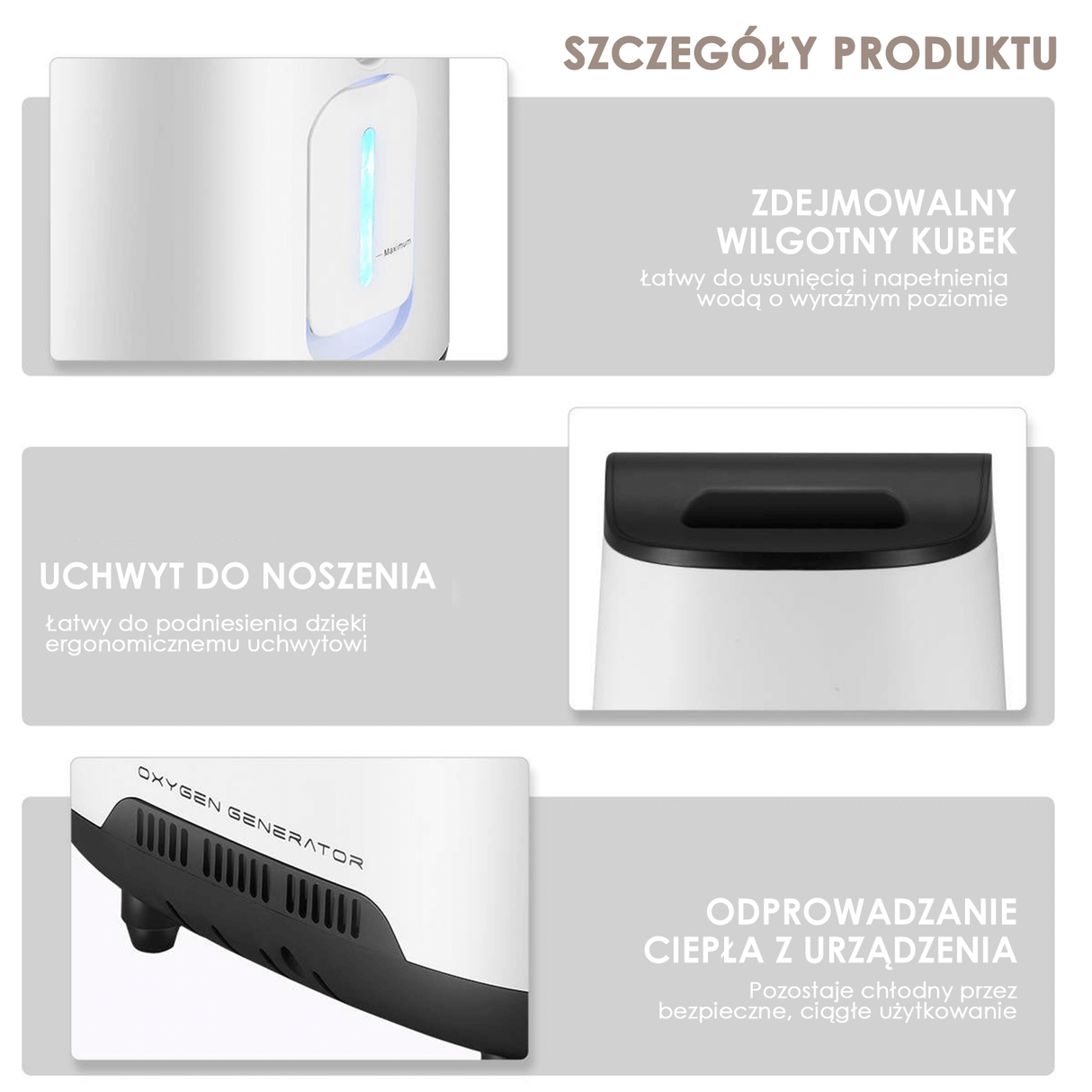 VARON VH-2 | Domowy koncentrator tlenu o przepływie ciągłym (1–7 poziomów)