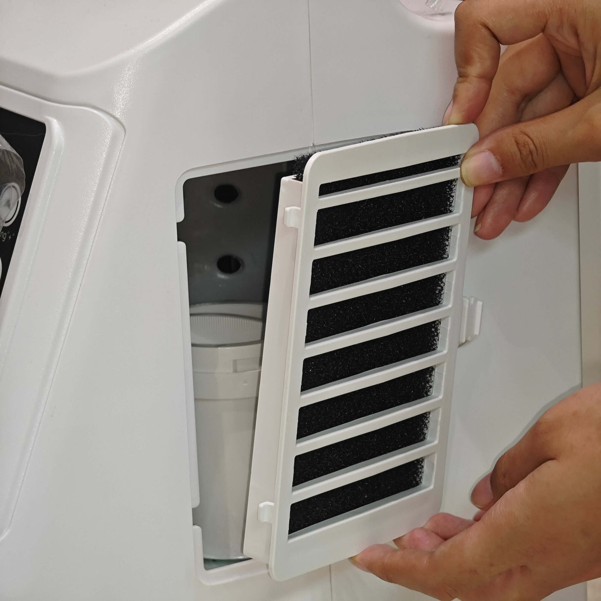 Zestaw filtrów bawełnianych (zielony/czarny) – Akcesoria do koncentratora tlenu Serene 5 (20 sztuk/zestaw)