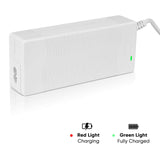 Biały adapter sieciowy i kabel zasilający - Akcesoria do koncentratora tlenu VP-1/VP-2