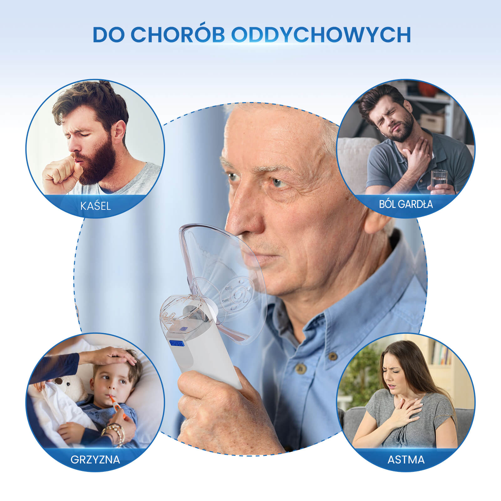 VARON Przenośny nebulizator dla dzieci MY-133