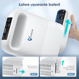 Przenośny koncentrator tlenu VP-2 1–5 l/min + dodatkowy akumulator 8- lub 16-ogniwowy