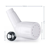 Device for pulmonary breathing exercises