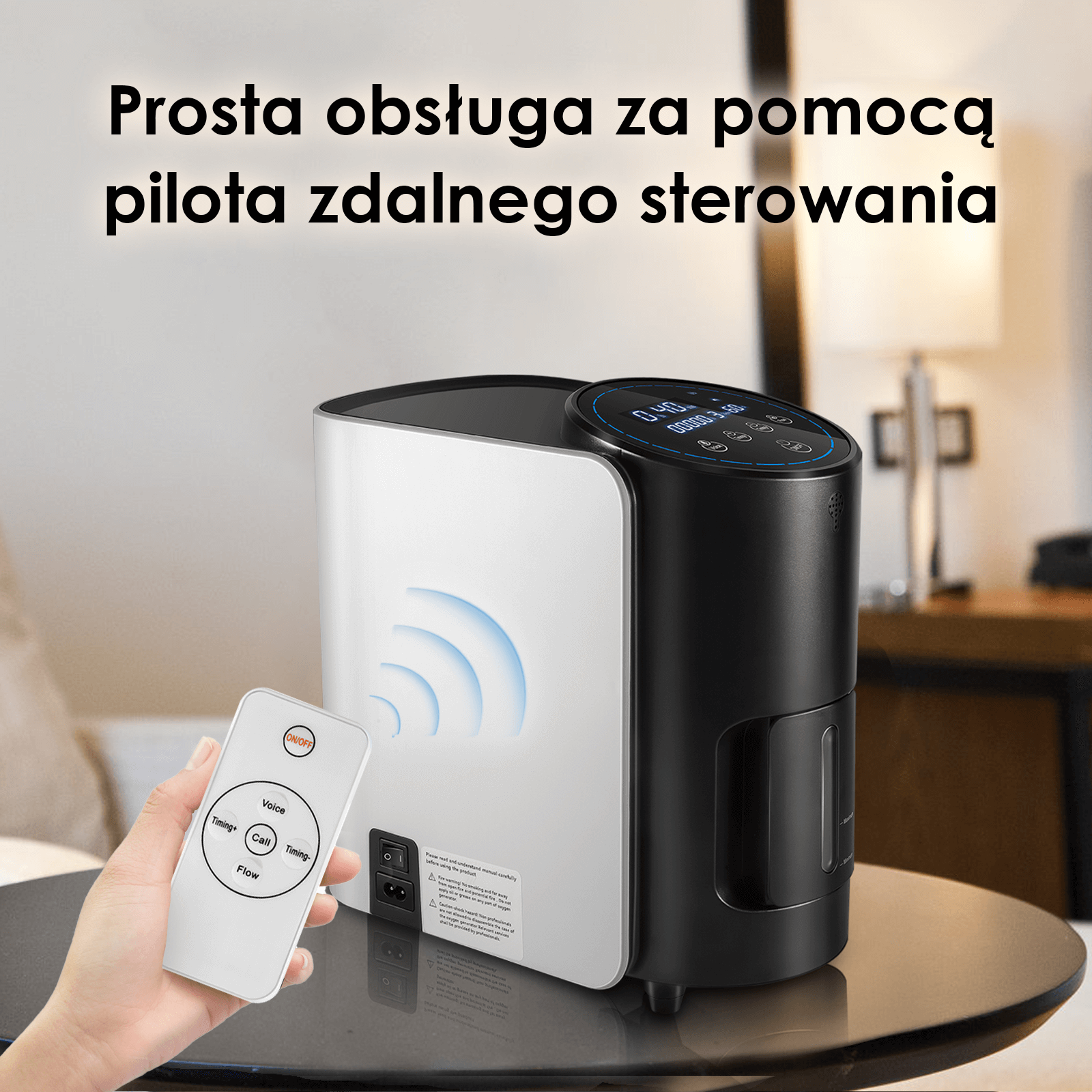 VARON VH-1 | Domowy koncentrator tlenu o przepływie ciągłym (1–7 poziomów)