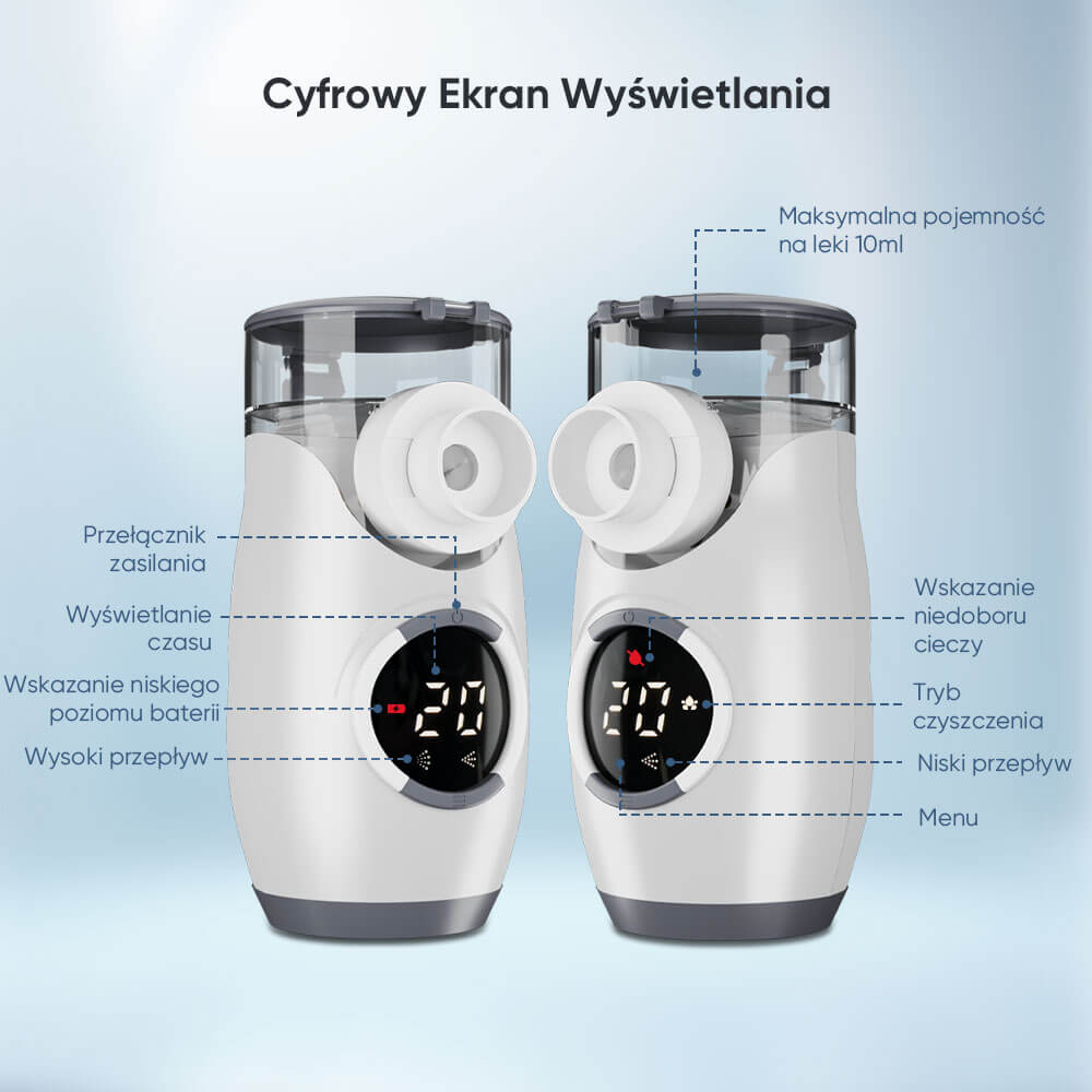 Przenośny nebulizator VARON do obróbki nebulizatorem MY-135B