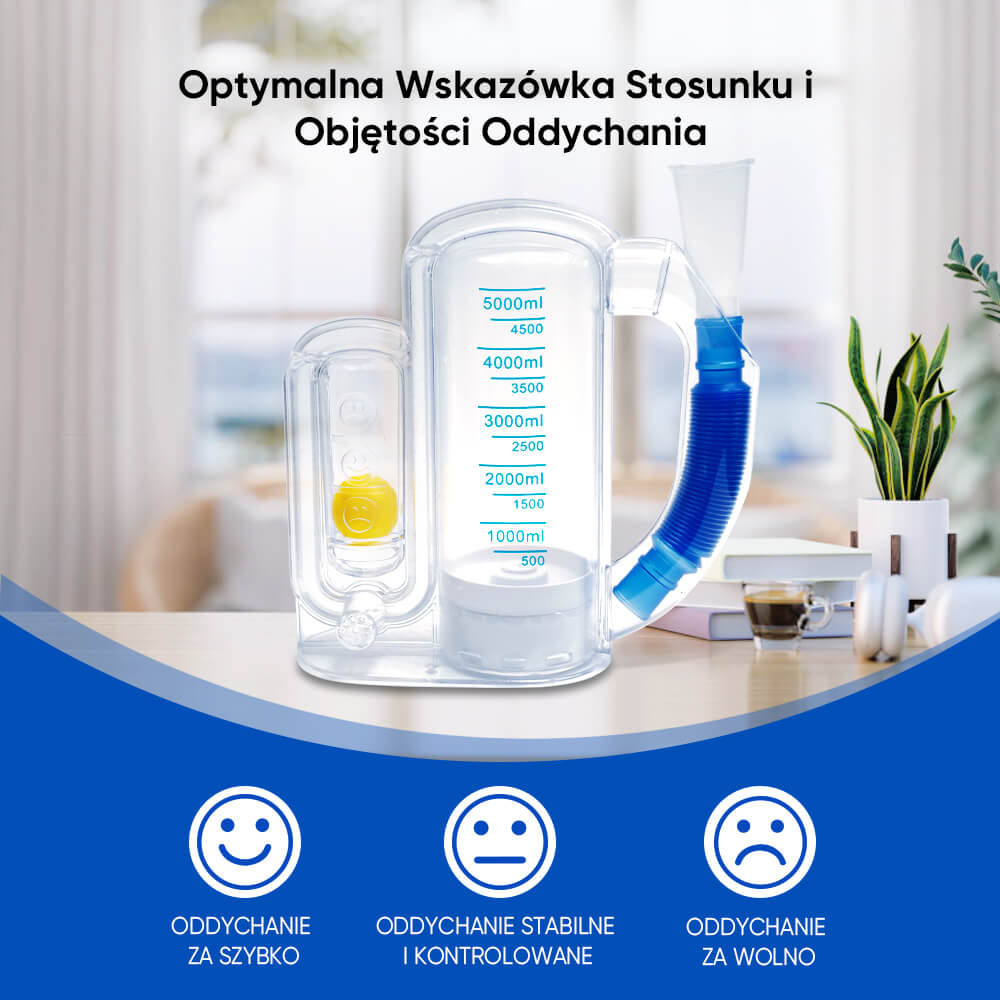 Trener oddechowy 5000ML Płuca