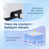 VARON VH-4 Domowy koncentrator tlenu | Regulowany przepływ ciągły, certyfikat CE (1–9 poziomów)