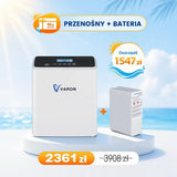 VARON VP-6 | Koncentrator tlenu przenośny o przepływie ciągłym (1–6 poziomów)