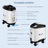 VARON VH-2 PRO Domowy koncentrator tlenu | Regulowany przepływ ciągły, certyfikat CE (1–9 poziomów)
