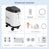 VARON VH-2 PRO Domowy koncentrator tlenu | Regulowany przepływ ciągły, certyfikat CE (1–9 poziomów)