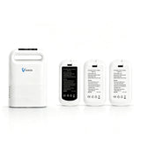 VARON VP-2 Mobiler Sauerstoffkonzentrator Bundle | 8 Stunden Laufzeit mit 2 Zusatzakkus VARON