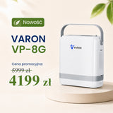 Nowy VARON VP-8G｜Przenośny koncentrator tlenu z technologią przepływu pulsacyjnego (regulacja 1–8 poziomów)