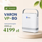 Nowy VARON VP-8G｜Przenośny koncentrator tlenu z technologią przepływu pulsacyjnego (regulacja 1–8 poziomów)