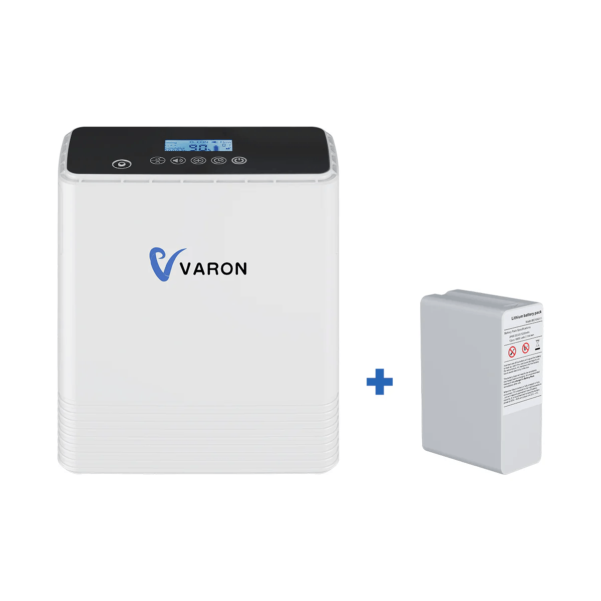 VARON VP-6 | Portable Continuous Flow Oxygen Concentrator (Settings 1-6)