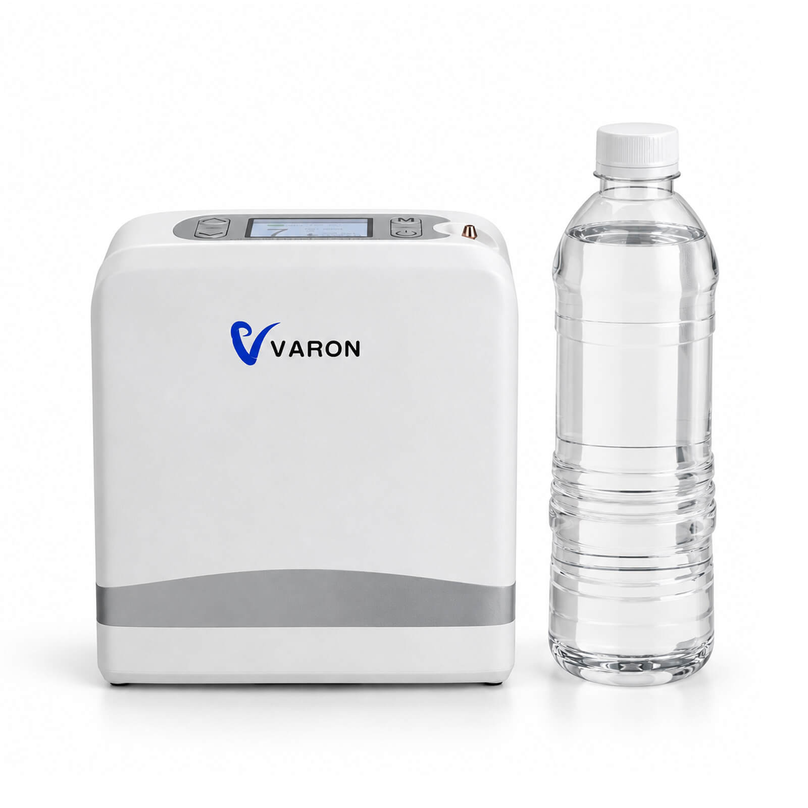 Nowy VARON VP-8 Lite | Lekki przenośny koncentrator tlenu 2 kg z pulsacyjnym przepływem (1–7 poziomów)