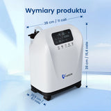 VARON VH-4 Domowy koncentrator tlenu | Regulowany przepływ ciągły, certyfikat CE (1–9 poziomów)